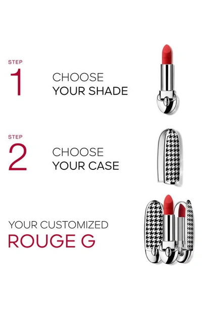 Shop Guerlain Rouge G Customizable Luxurious Velvet Metallic Lipstick In Mystery Plum