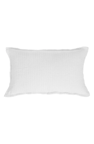 Pom Pom At Home Chatham Ribbed Cotton Sham In White