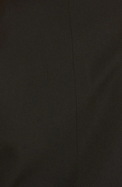 Jacquemus Tibau Asymmetric Double-breasted Grain De Poudre Wool Blazer In 990 Black