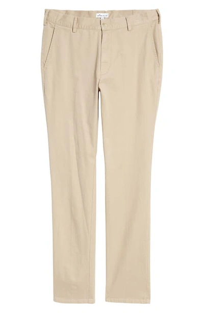 Shop Peter Millar Pilot Flat Front Stretch Cotton Twill Pants In Khaki