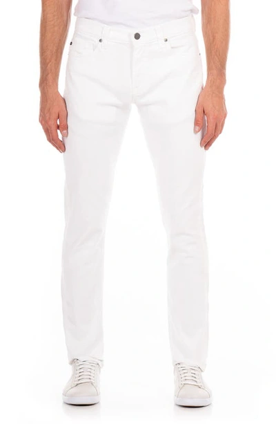 Shop Fidelity Denim Torino Slim Straight Leg Jeans In Olympic White