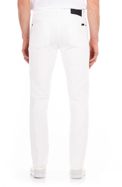 Shop Fidelity Denim Torino Slim Straight Leg Jeans In Olympic White