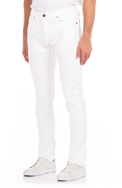 Fidelity Denim Jimmy Slim Straight Leg Jeans In Olympic White