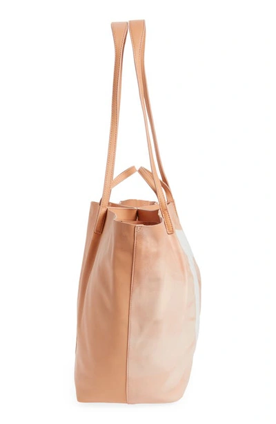 Shop Allsaints Hannah Tie Dye Tote In Soft Pink