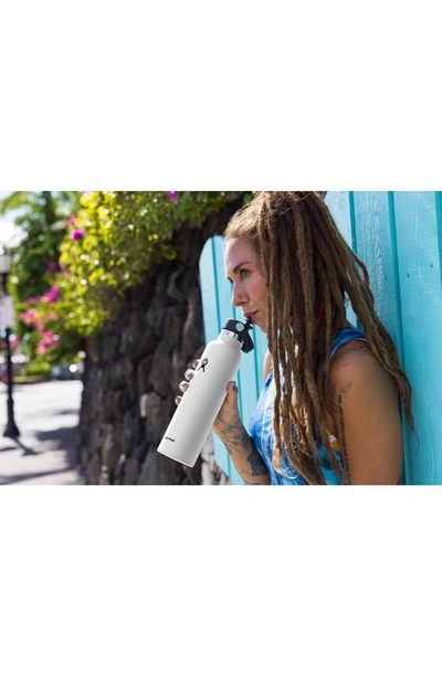 Shop Hydro Flask 24-ounce Water Bottle With Straw Lid In White