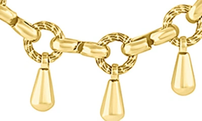 Shop Set & Stones Laney Drop Chain Necklace In Gold