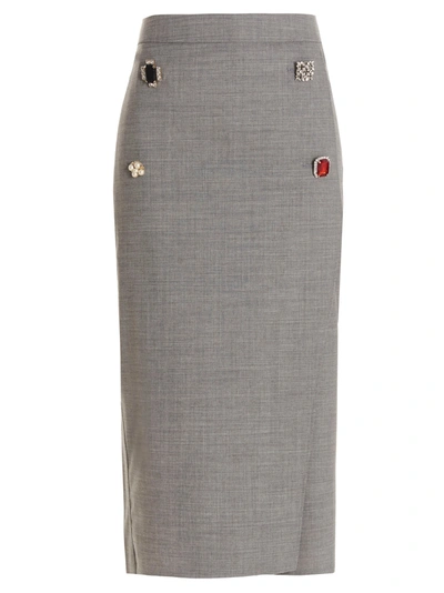 Shop Vetements 'fancy Button' Skirt