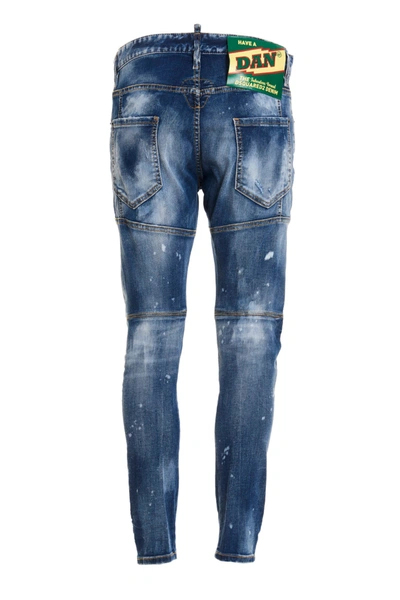 Dsquared2 Tidy Biker Fit Jeans In Blue | ModeSens
