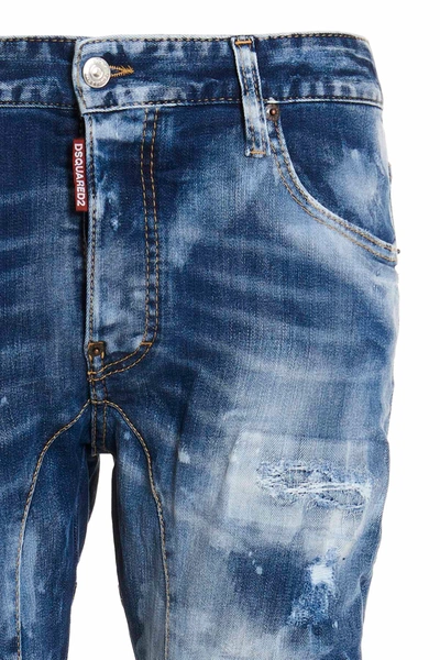 Dsquared2 Tidy Biker Fit Jeans In Blue | ModeSens