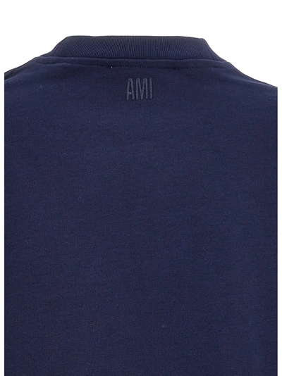 Shop Ami Alexandre Mattiussi Ami Paris France T-shirt Blue
