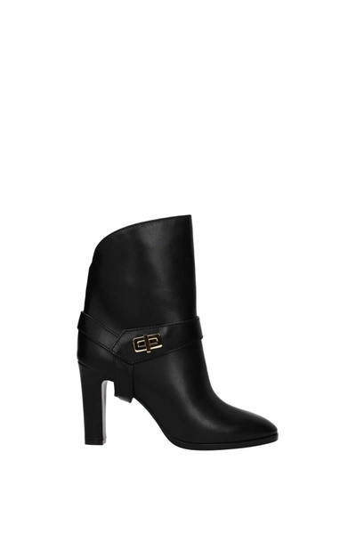 Shop Givenchy Ankle Boots Eden Leather Black