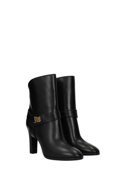 Shop Givenchy Ankle Boots Eden Leather Black