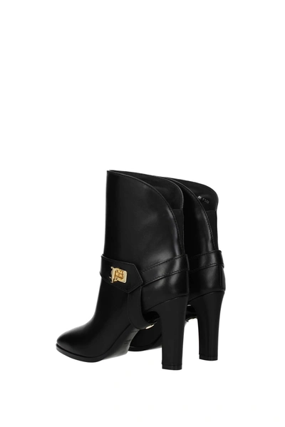 Shop Givenchy Ankle Boots Eden Leather Black