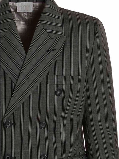 Shop Vtmnts Blazer 'tonal Double Breasted Tailored'