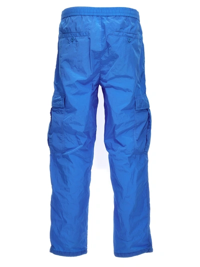 Shop Burberry Capleton' Pants Light Blue