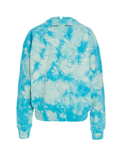 Shop Proenza Schouler White Label Crystal Sweatshirt Light Blue