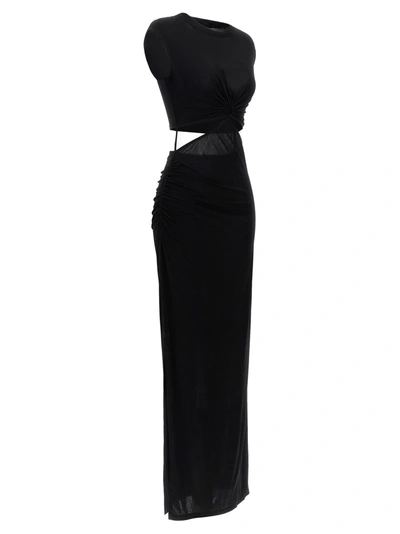 Shop Nensi Dojaka Cut-out Long Dress Dresses Black