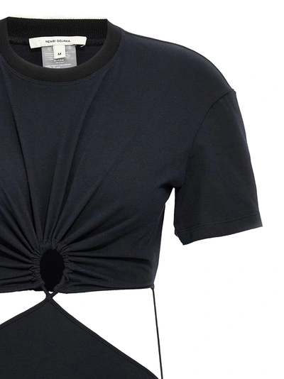 Shop Nensi Dojaka Cut-out T-shirt Dress Dresses Black