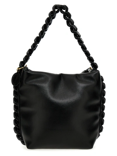 Shop Stella Mccartney Frayme Crossbody Bags Black