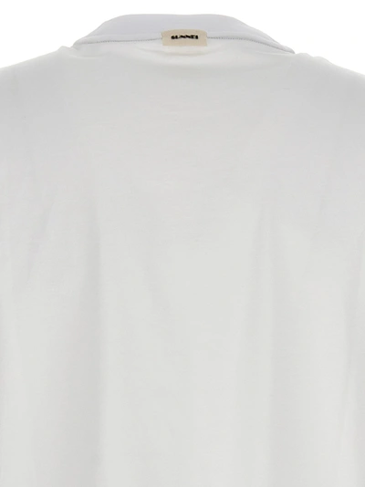 Shop Sunnei He-art Director T-shirt White
