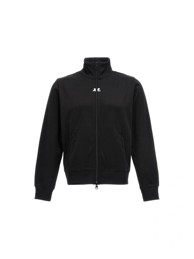 Shop Courrèges Interlock Sweatshirt Black
