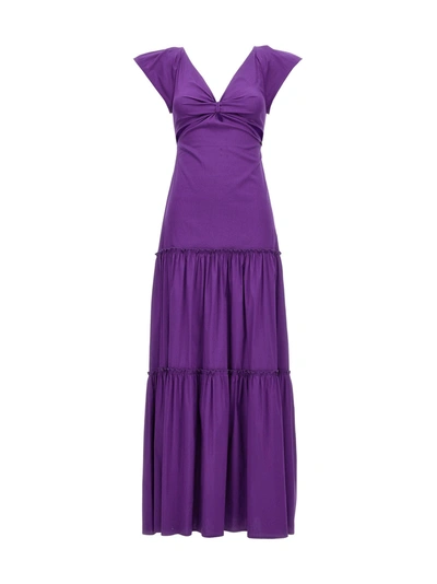 Shop Liu •jo Knot Dress Dresses Purple