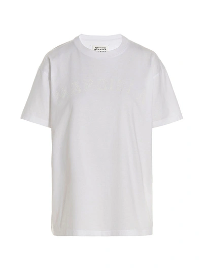 Shop Maison Margiela Logo T-shirt White