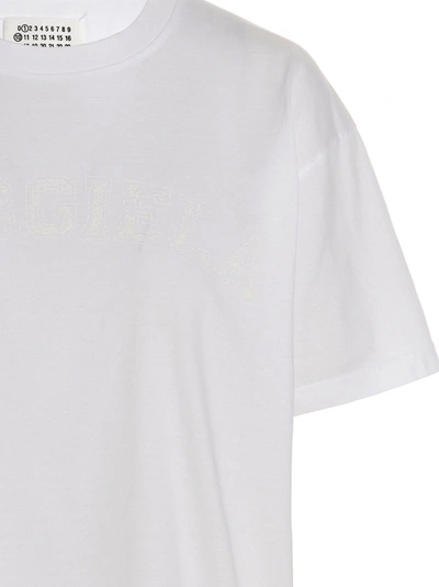 Shop Maison Margiela Logo T-shirt White