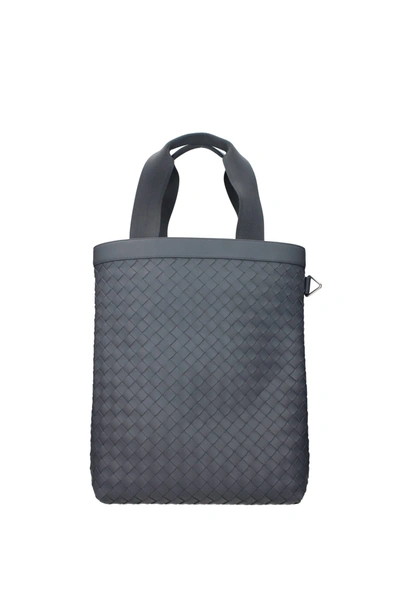 Shop Bottega Veneta Shoulder Bags Leather Gray