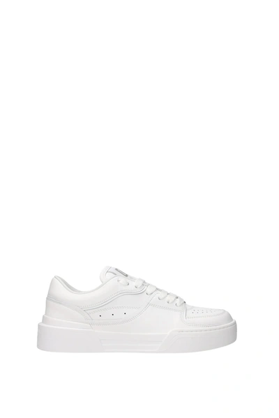 Shop Dolce & Gabbana Sneakers Leather White