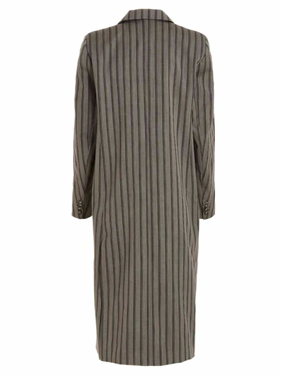 Shop Vtmnts Striped Long Coat