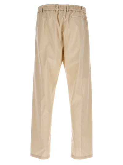 Shop 424 With Front Pleats Pants Beige