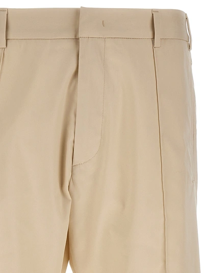 Shop 424 With Front Pleats Pants Beige