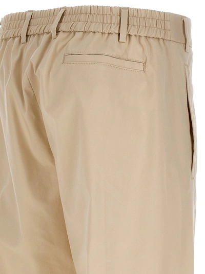 Shop 424 With Front Pleats Pants Beige