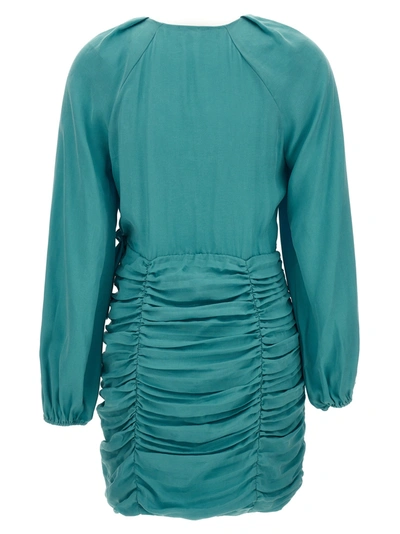 Shop Ungaro Dominique Dresses In Light Blue