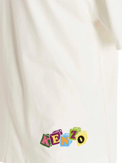 Shop Kenzo T-shirt 'boke Boy' In White