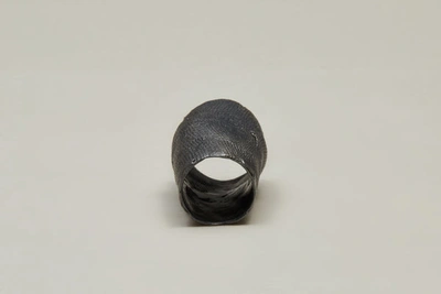 Shop Detaj Long Bandage Ring In Black