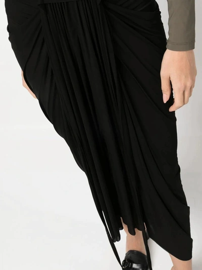 Shop Rick Owens Women Jersey Skirt In 09 Black