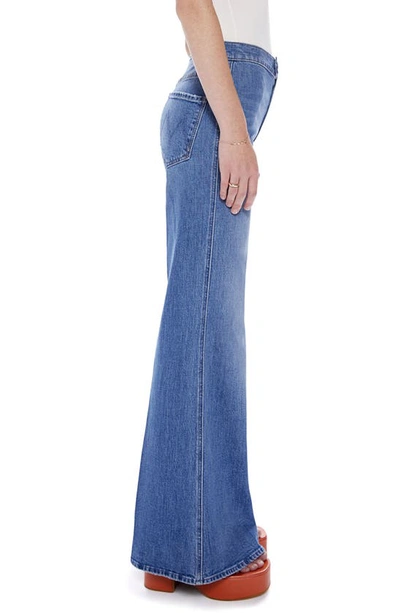 Shop Mother The Tab Roller Skimp High Waist Wide Leg Jeans In From Out Of Town