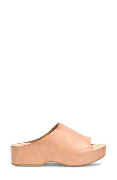 Kork-ease Yazmin Platform Slide Sandal In Brown F/ G
