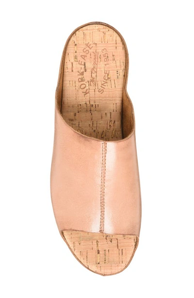 Kork-ease Yazmin Platform Slide Sandal In Brown F/ G