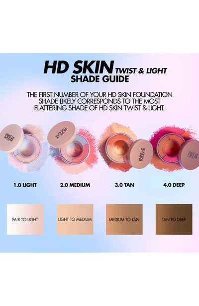 Shop Make Up For Ever Hd Skin Twist & Light 24-hour Luminous Finishing Powder