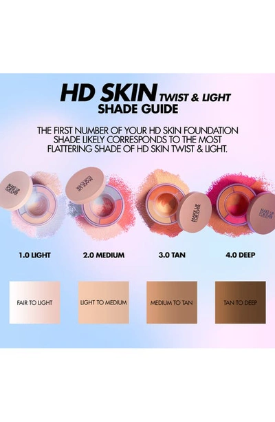 Make Up For Ever Hd Skin Twist & Light 24-hour Luminous Finishing Powder In 3