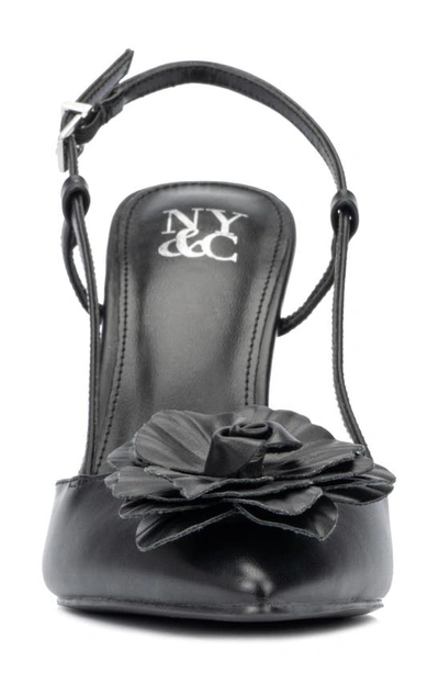 New York And Company Rosemarie Slingback Pump In Black