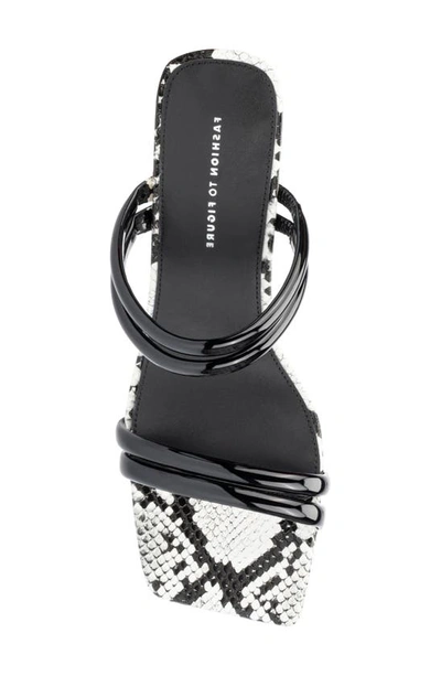 Fashion To Figure Women's Lanna Wide Width Heels Sandals In Black