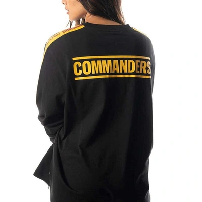 Shop The Wild Collective Black Washington Commanders Long Sleeve T-shirt