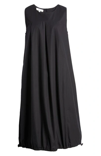 Shop Masai Copenhagen Otoba Sleeveless Bubble Hem Cotton Dress In Black