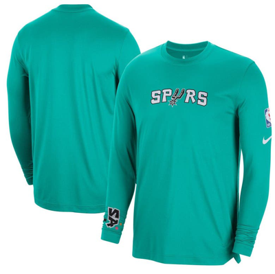 Nike Turquoise San Antonio Spurs 2022/23 City Edition Pregame