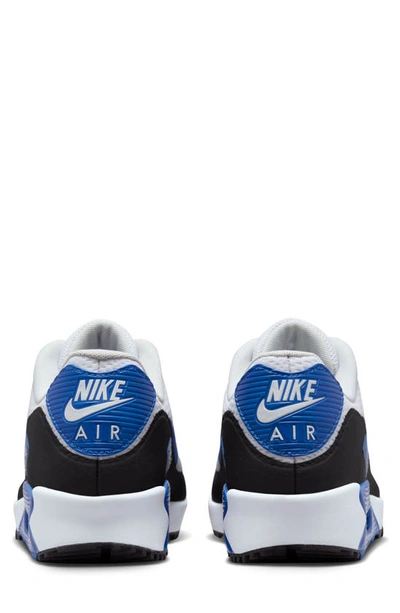Shop Nike Air Max 90 Sneaker In White/ Game Royal/ Black