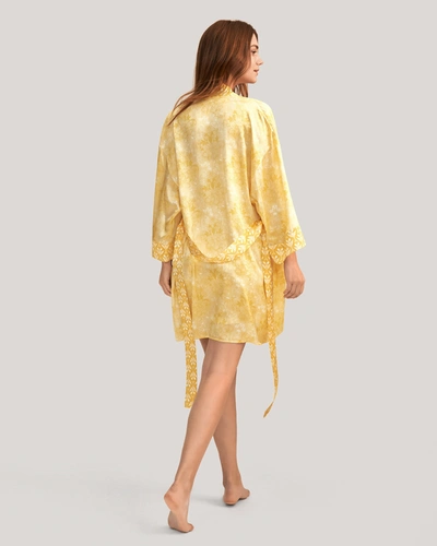 Shop Lilysilk Women's Golden Lily Silk Kimono Robe